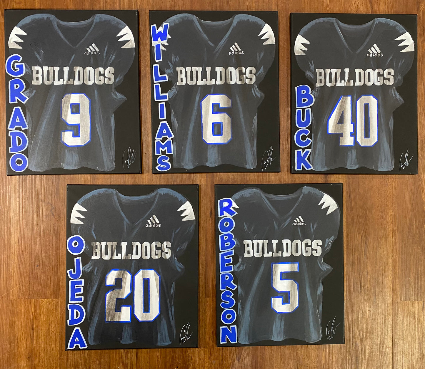 FREE SHIPPING - FOOTBALL Personalized Sports Jersey Painting