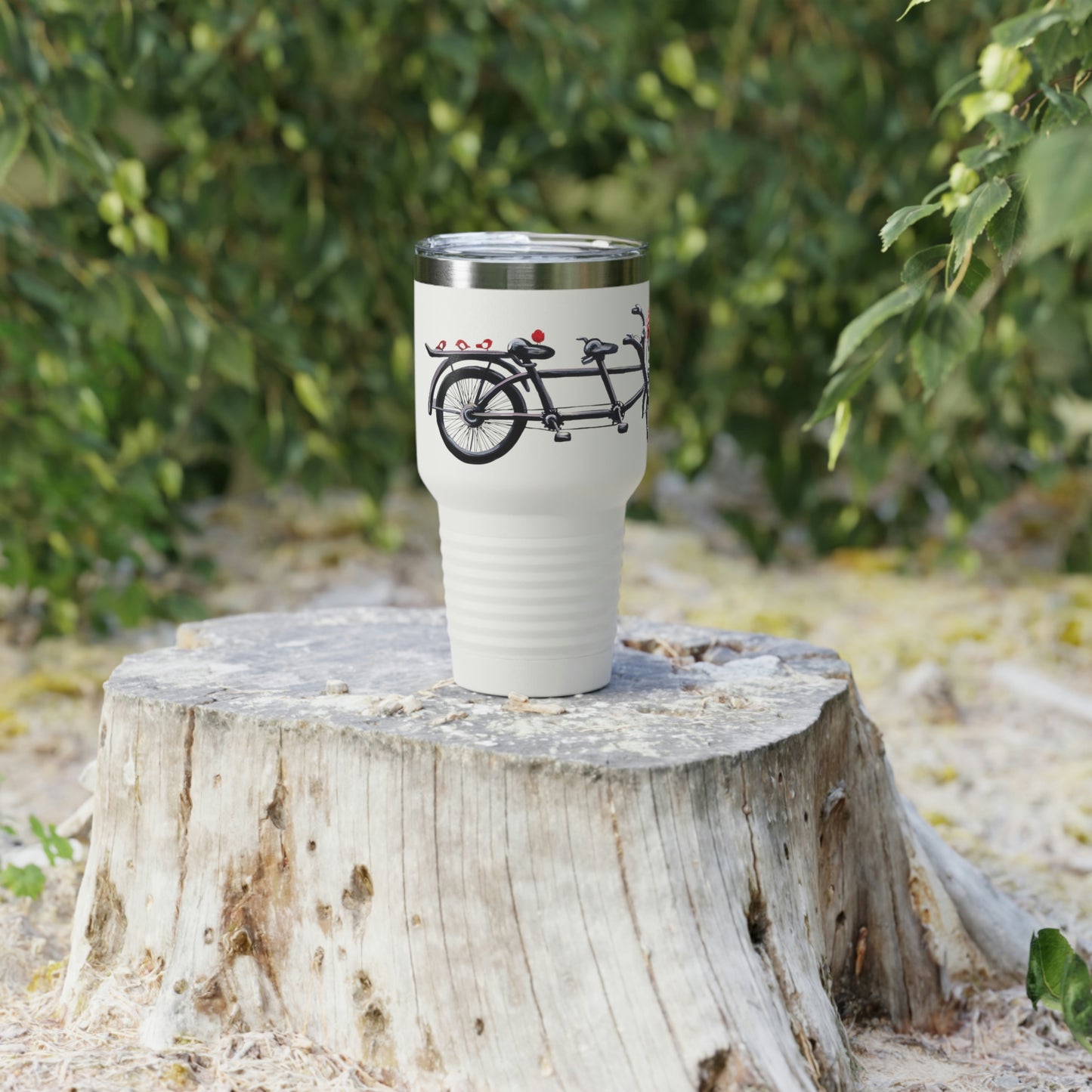 Ringneck Tumbler, 30oz Tandem Bicycle Candice Griffy Original