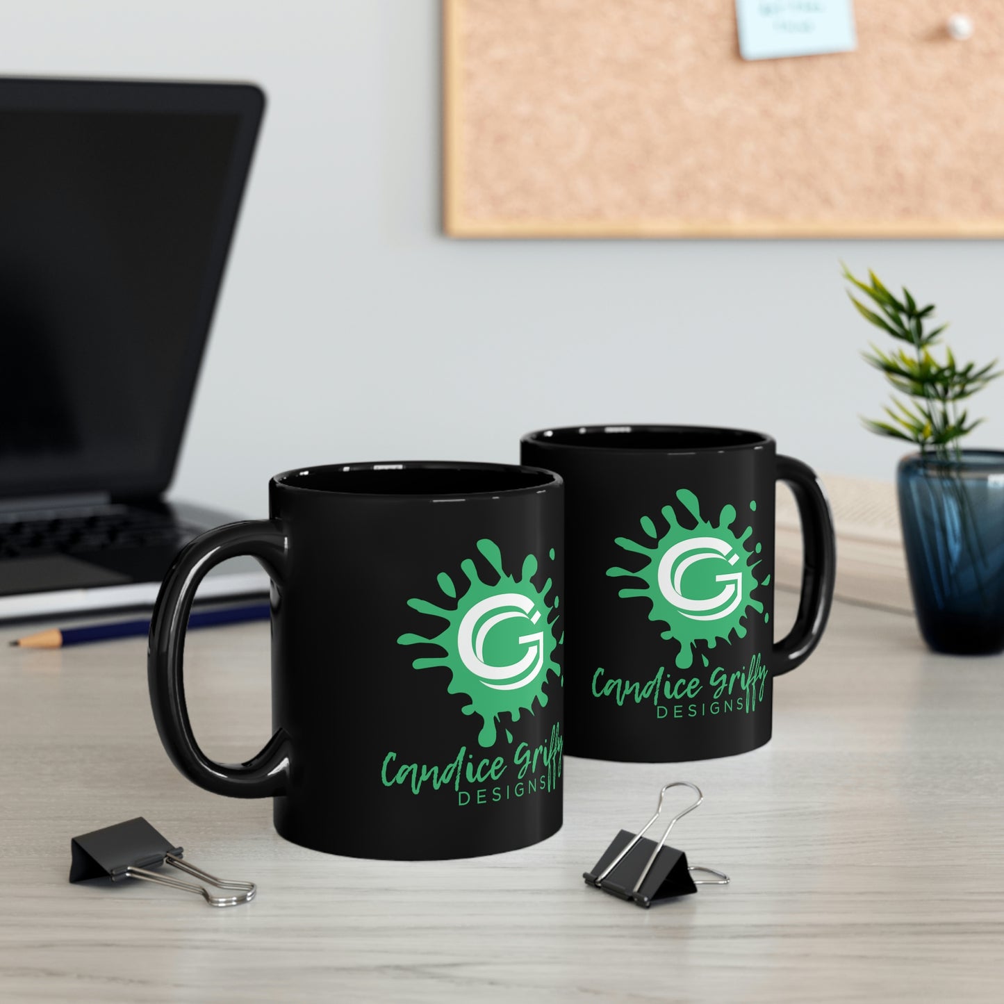 Candice Griffy Designs 11oz Black Mug
