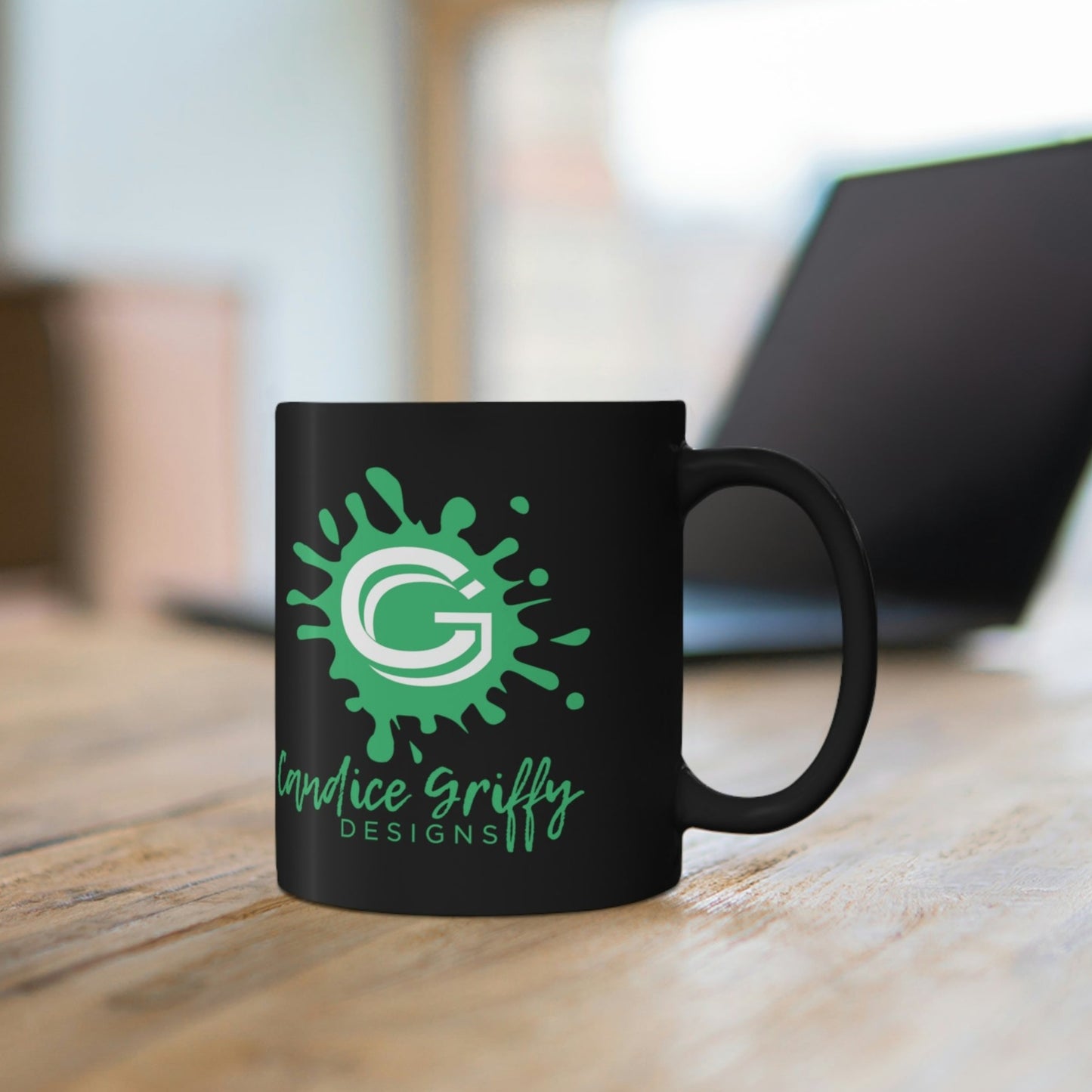 Candice Griffy Designs 11oz Black Mug