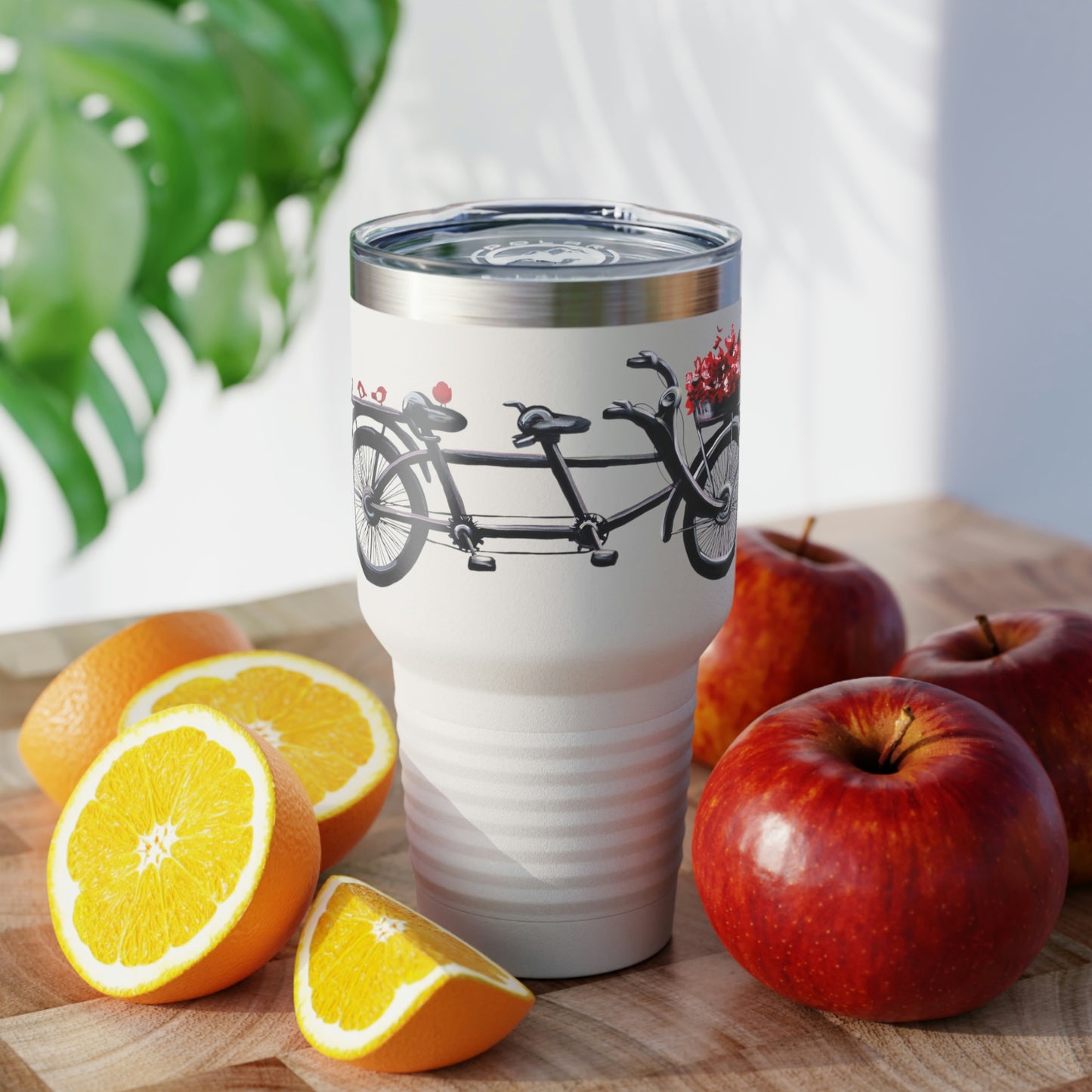 Ringneck Tumbler, 30oz Tandem Bicycle Candice Griffy Original