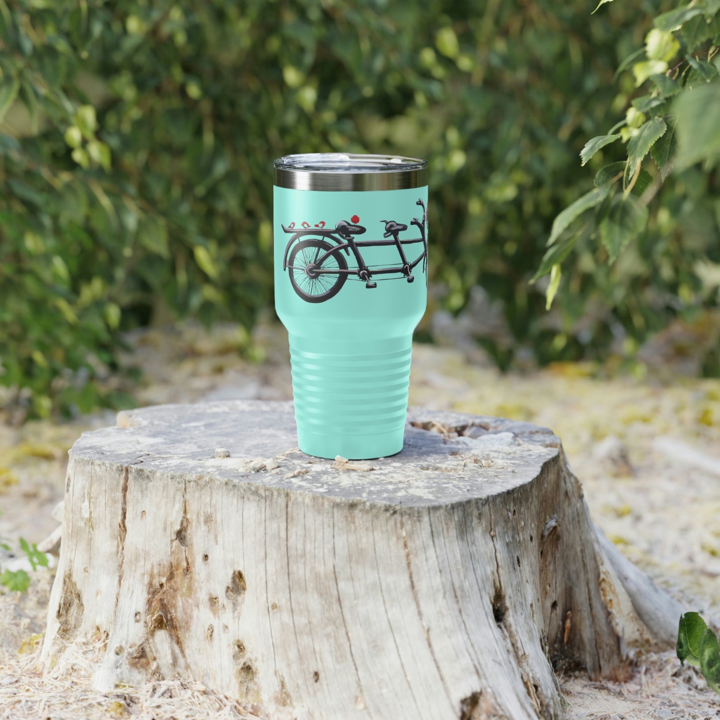 Ringneck Tumbler, 30oz Tandem Bicycle Candice Griffy Original