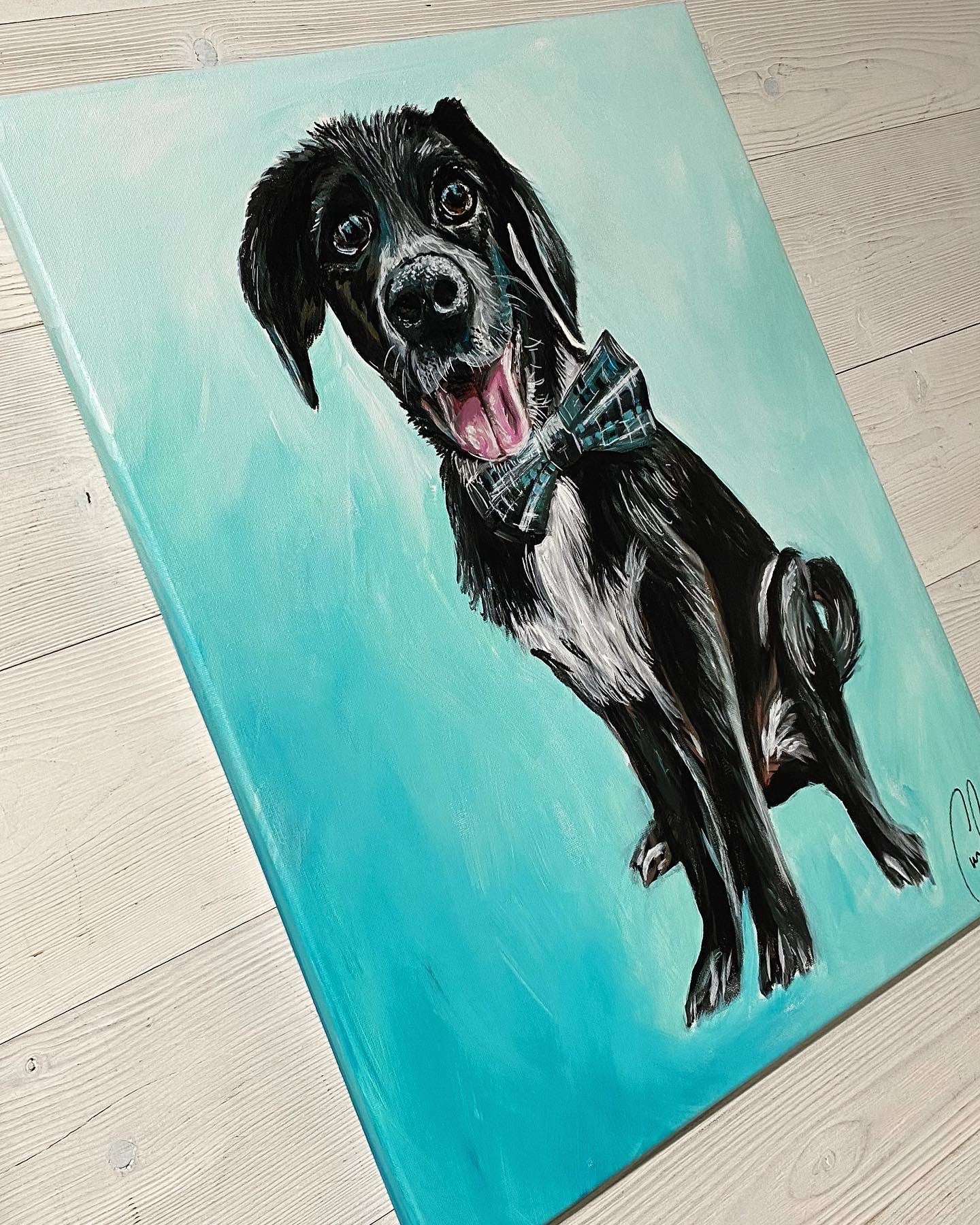 FREE SHIPPING - Personalized Pet Portrait
