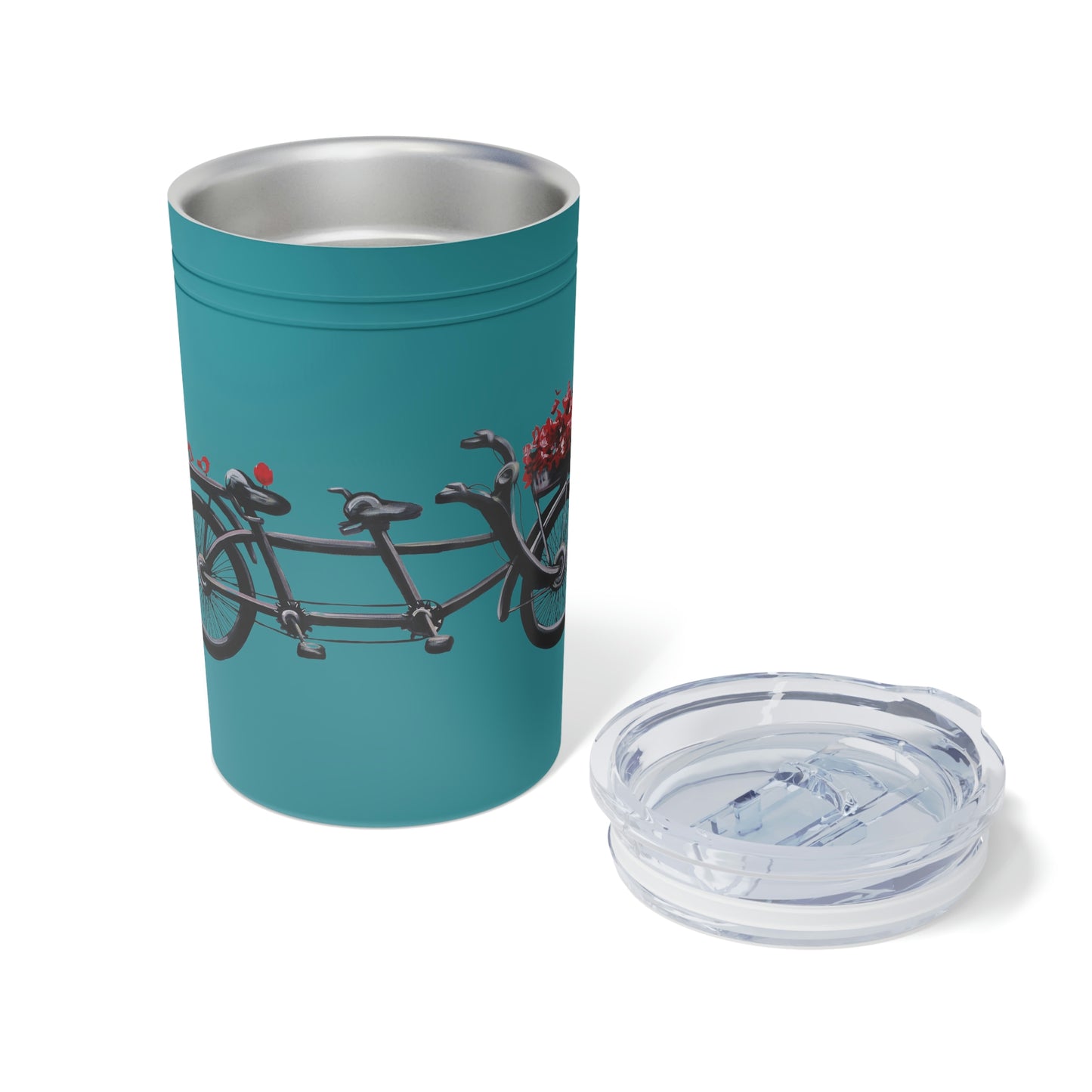 Tandem Bicycle Vacuum Insulated Tumbler, 11oz