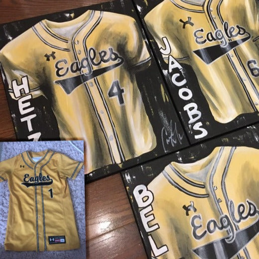 Baseball Jersey Painting