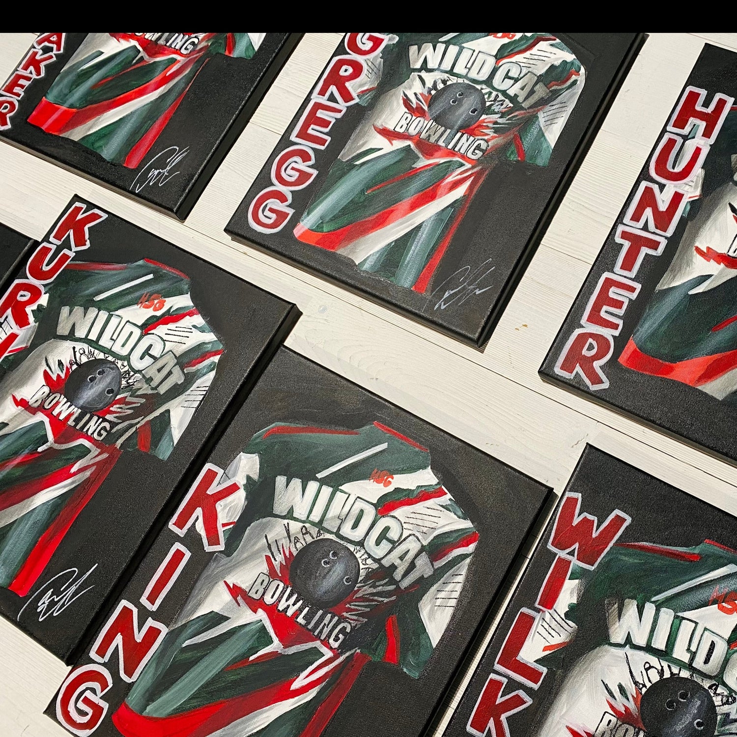 Bowling Uniform Painting