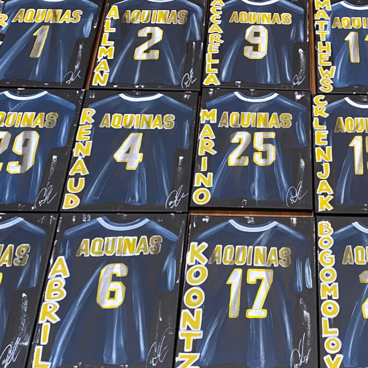 FREE SHIPPING - SOCCER Personalized Sports Jersey Painting