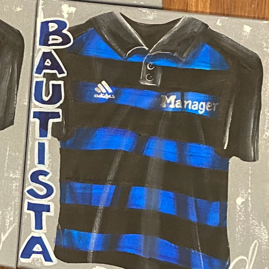 FREE SHIPPING - TEAM MANAGER Uniform Polo Personalized Sports Painting