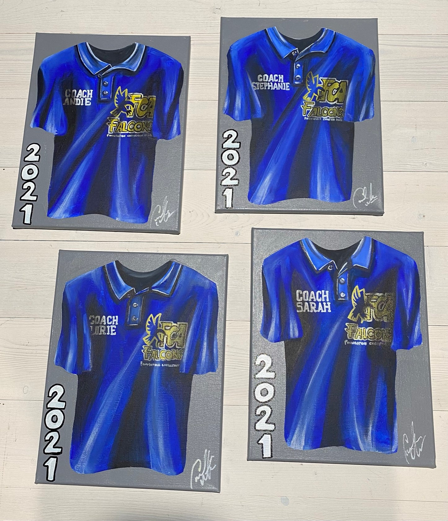 FREE SHIPPING - TEAM MANAGER Uniform Polo Personalized Sports Painting