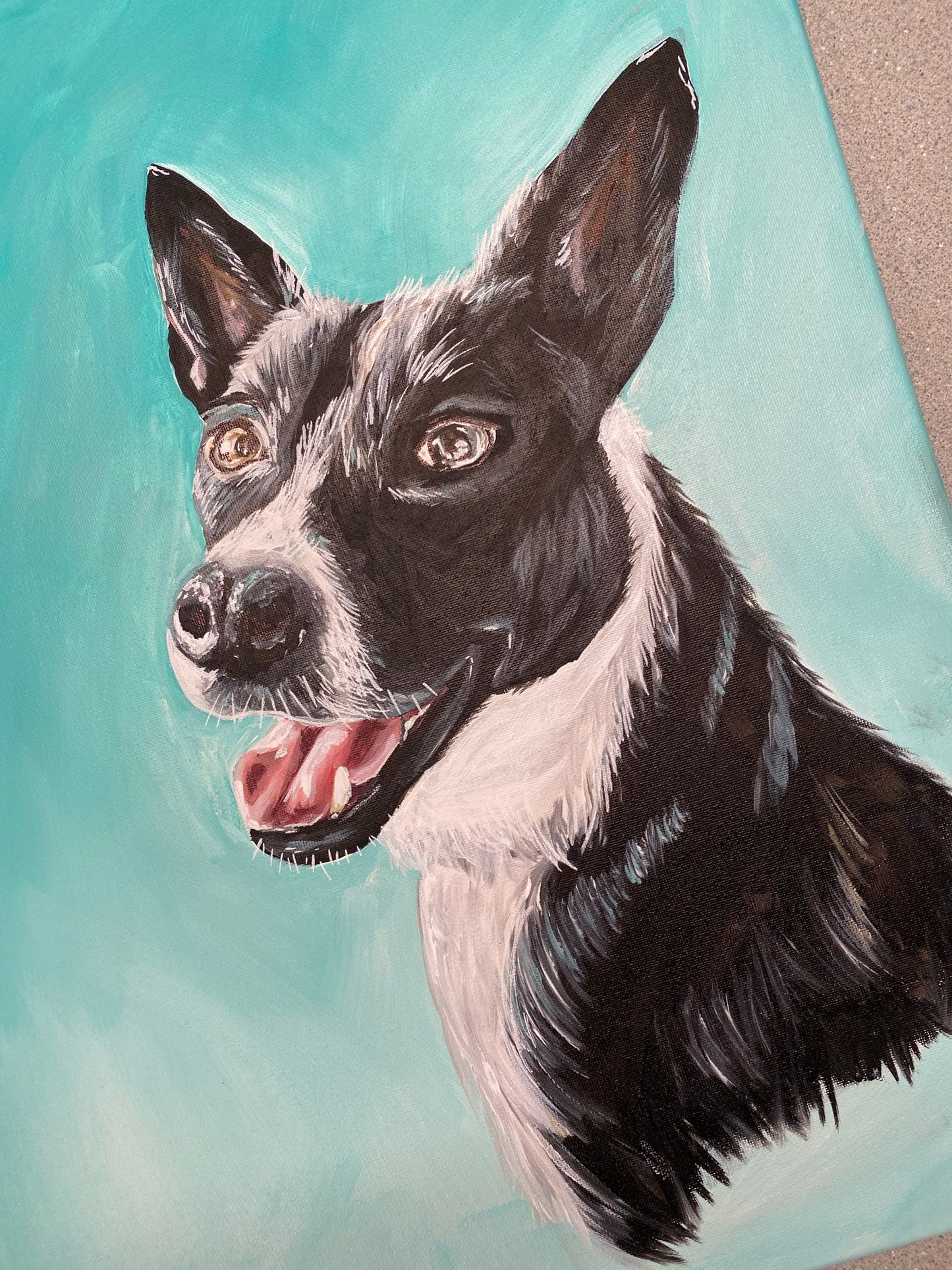 FREE SHIPPING - Personalized Pet Portrait