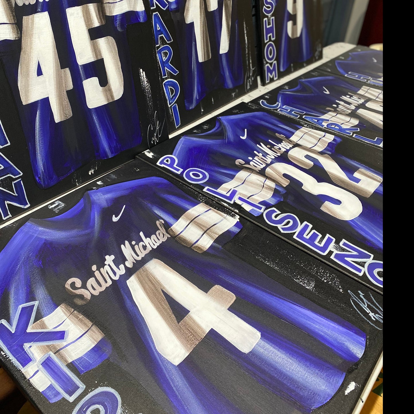 Lacrosse Jersey Painting