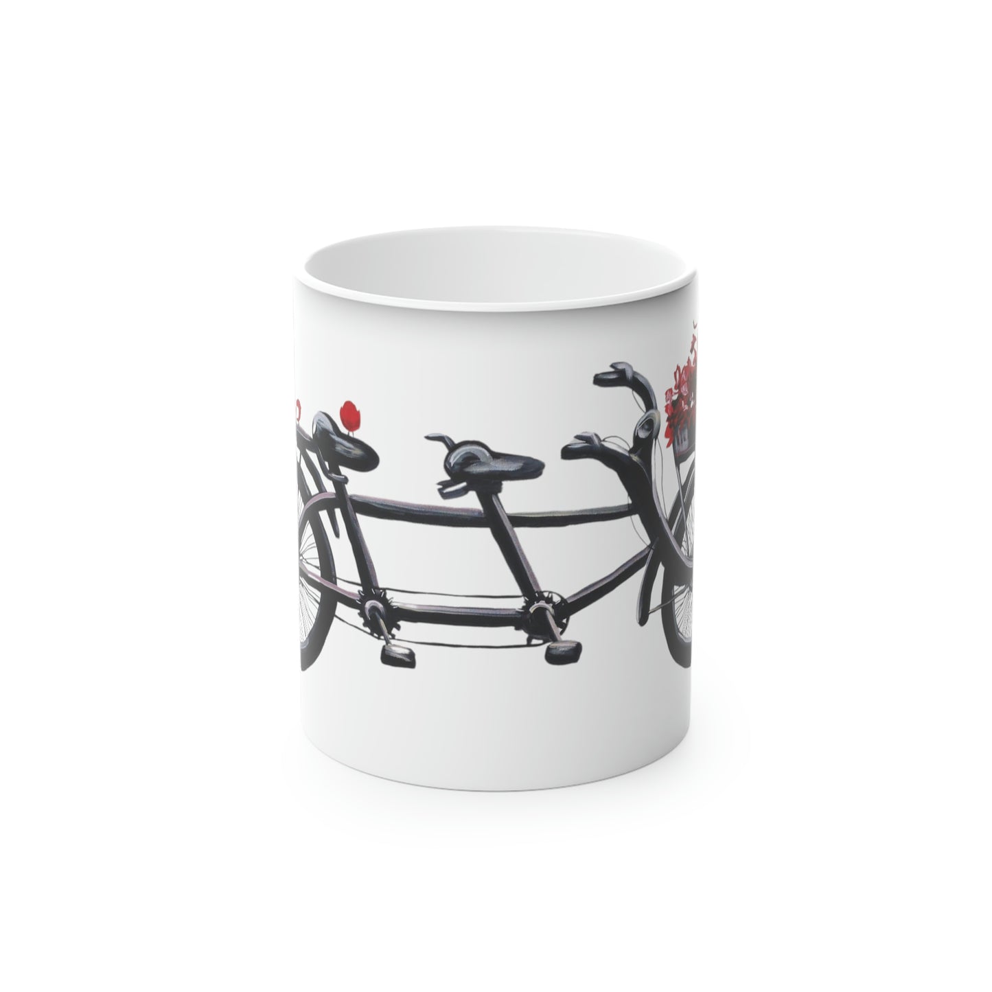 Tandem Bicycle Color Changing Mug