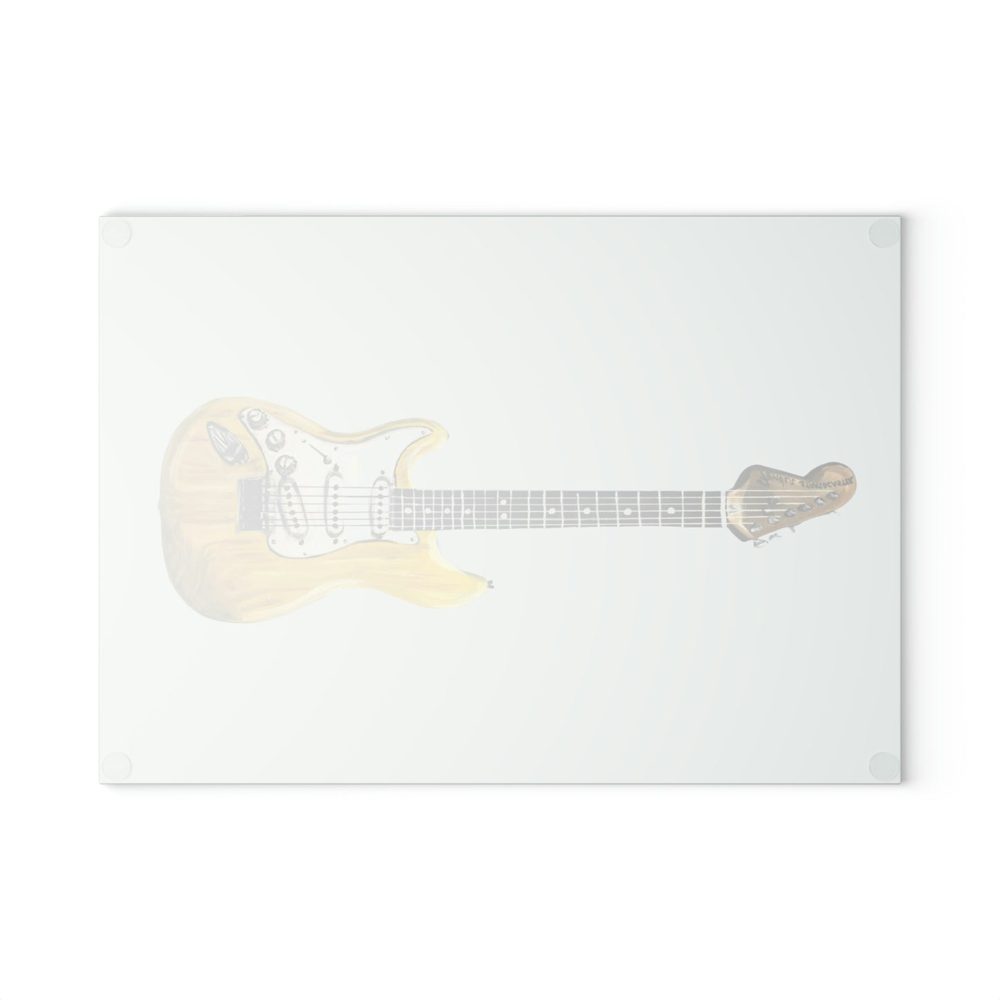 Glass Cutting Board - Guitar Candice Griffy Original