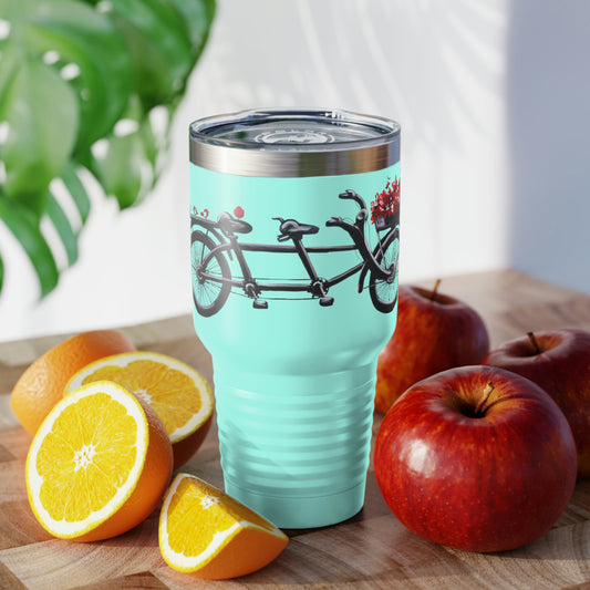 Ringneck Tumbler, 30oz Tandem Bicycle Candice Griffy Original