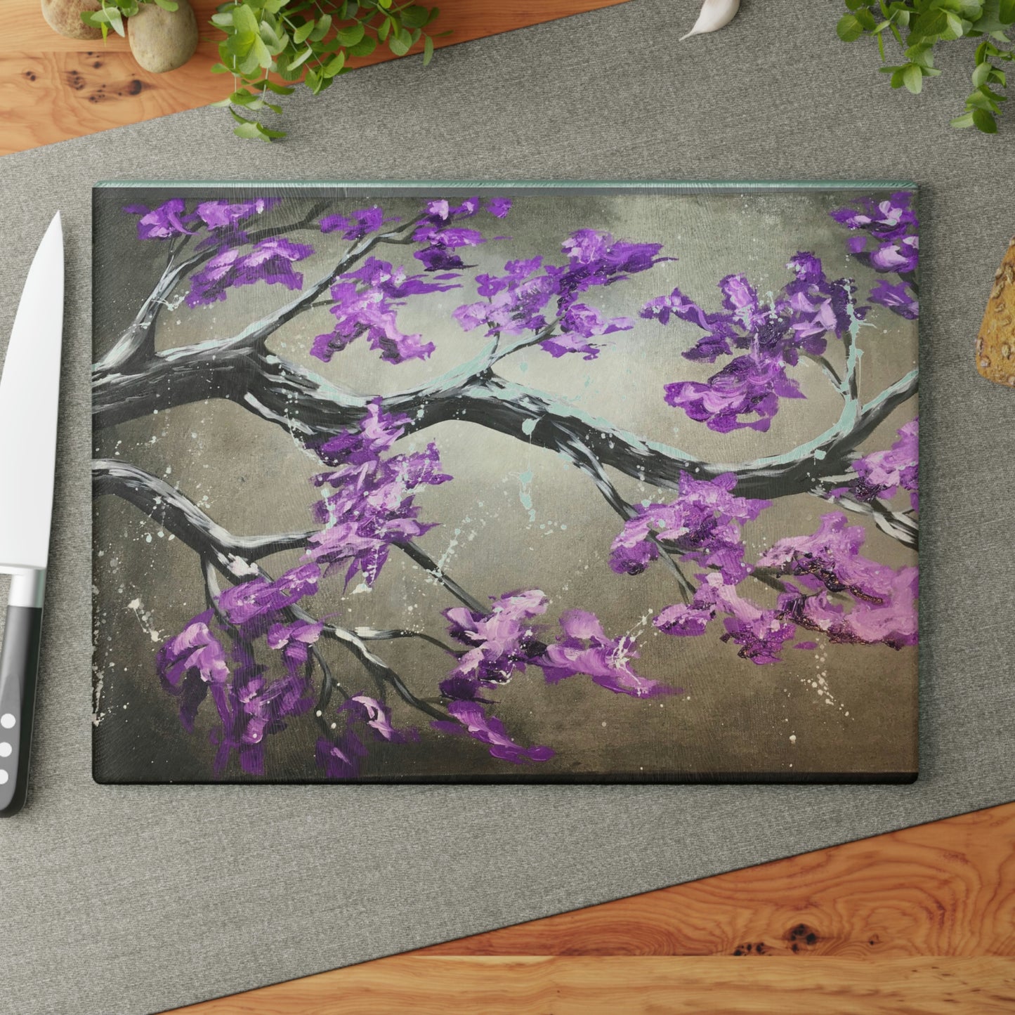 Glass Cutting Board - Candice Griffy Original