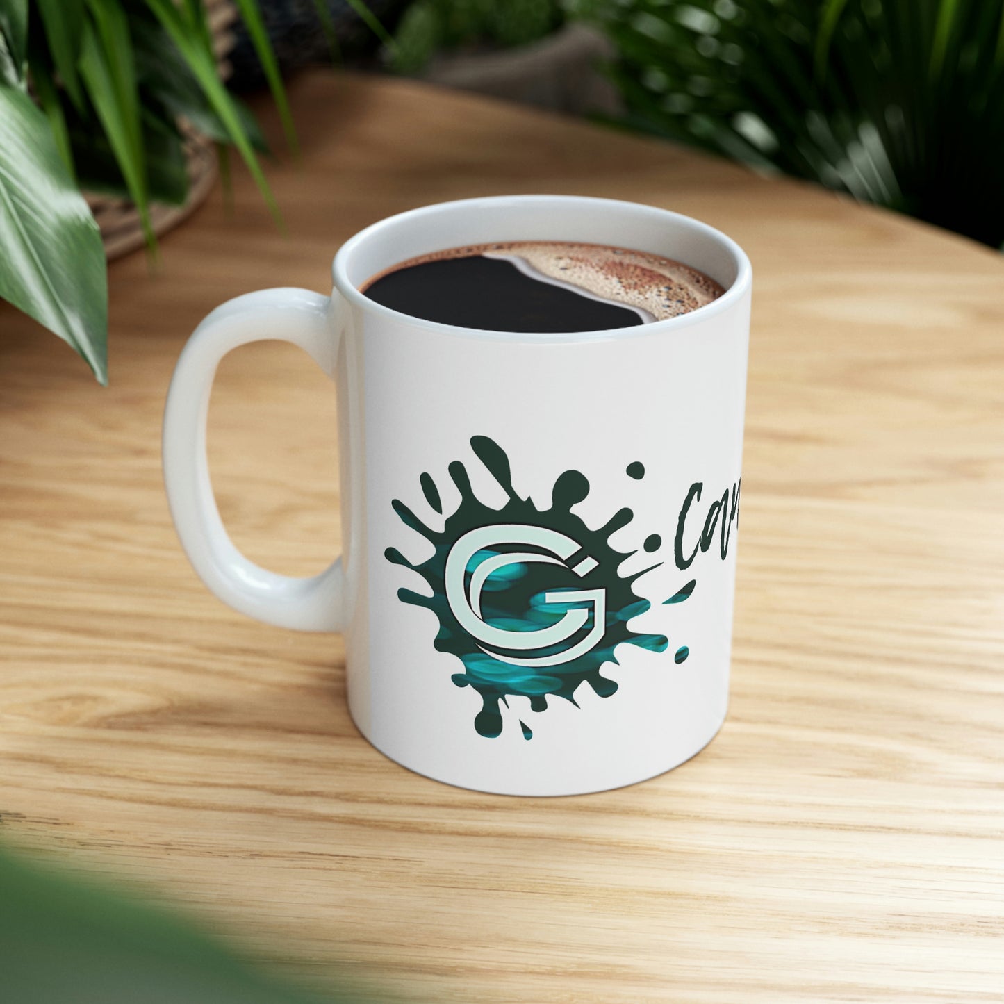 Candice Griffy Designs Wide Logo Ceramic Mug 11oz