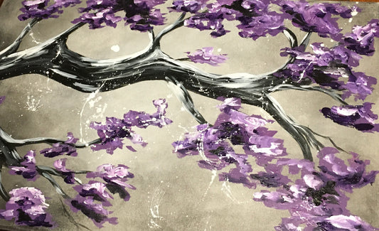 FREE SHIPPING - Large Popular Modern Purple Flowering Tree