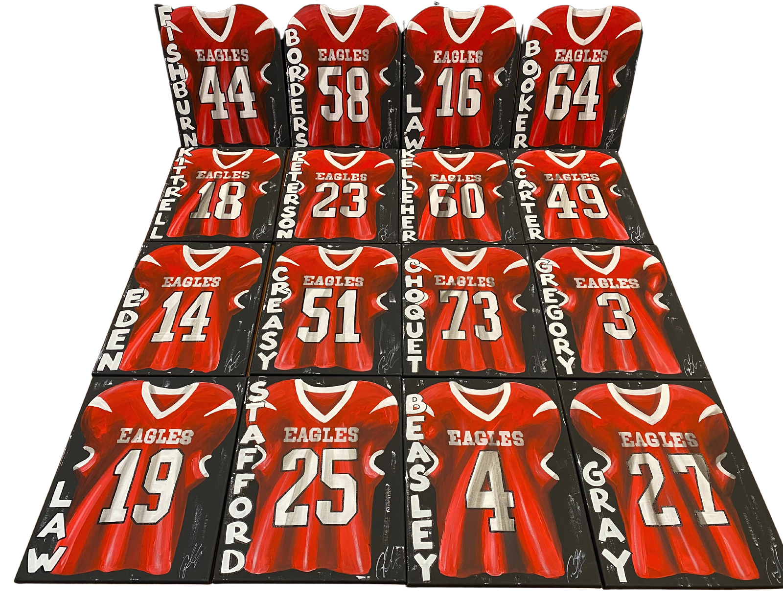 FREE SHIPPING - HOCKEY Personalized Sports Jersey Painting – Candice Griffy  Designs