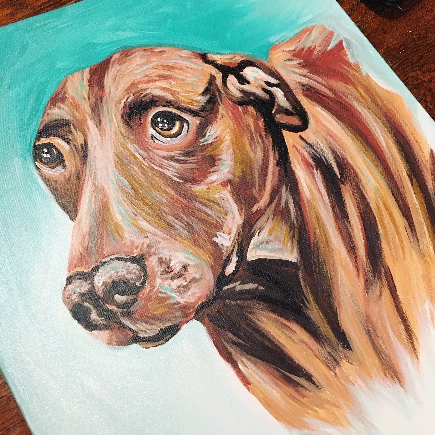 FREE SHIPPING - Personalized Pet Portrait