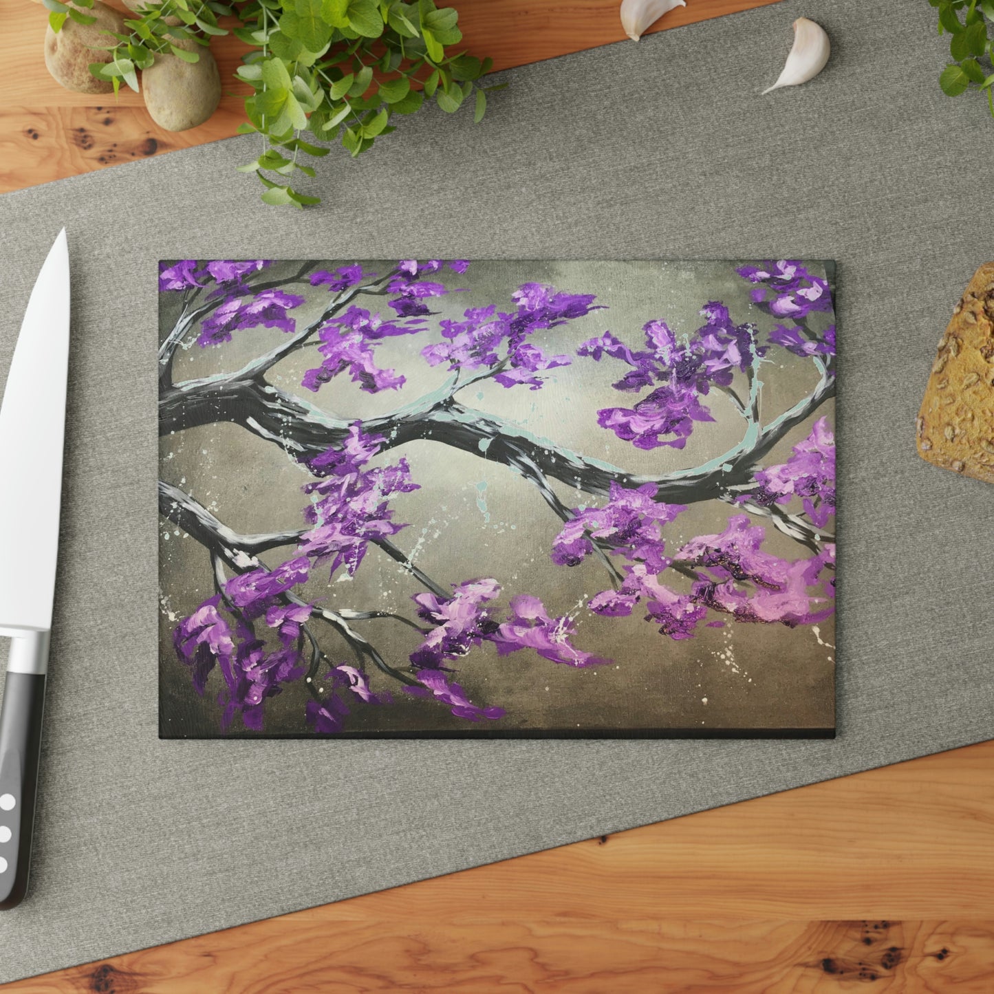 Glass Cutting Board - Candice Griffy Original