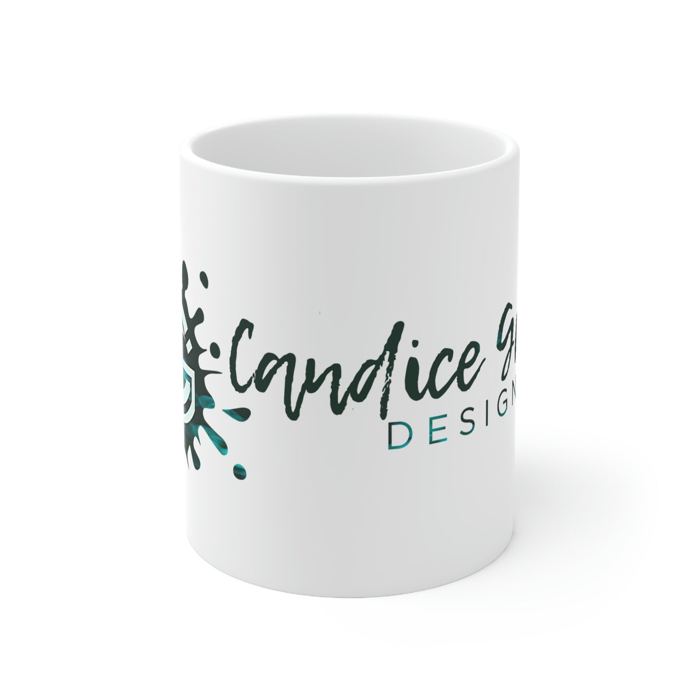 Candice Griffy Designs Wide Logo Ceramic Mug 11oz