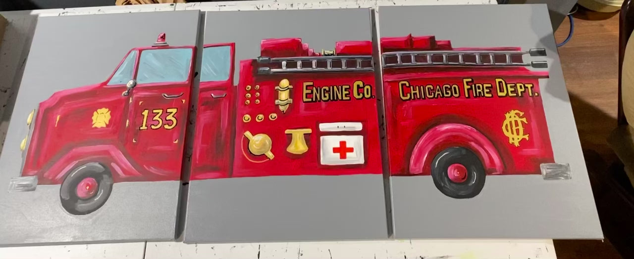 Large children's best sale fire engine