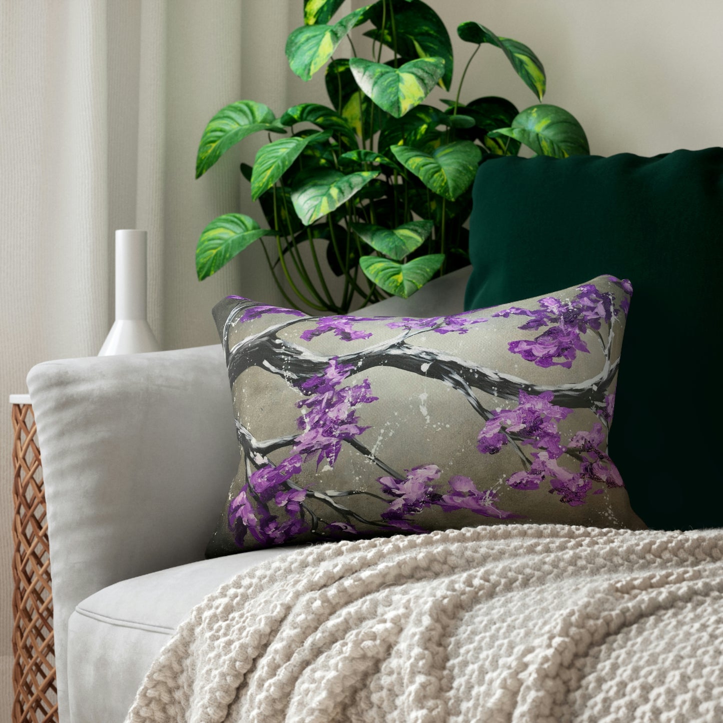 Spun Polyester Lumbar Pillow Candice Griffy Designs original