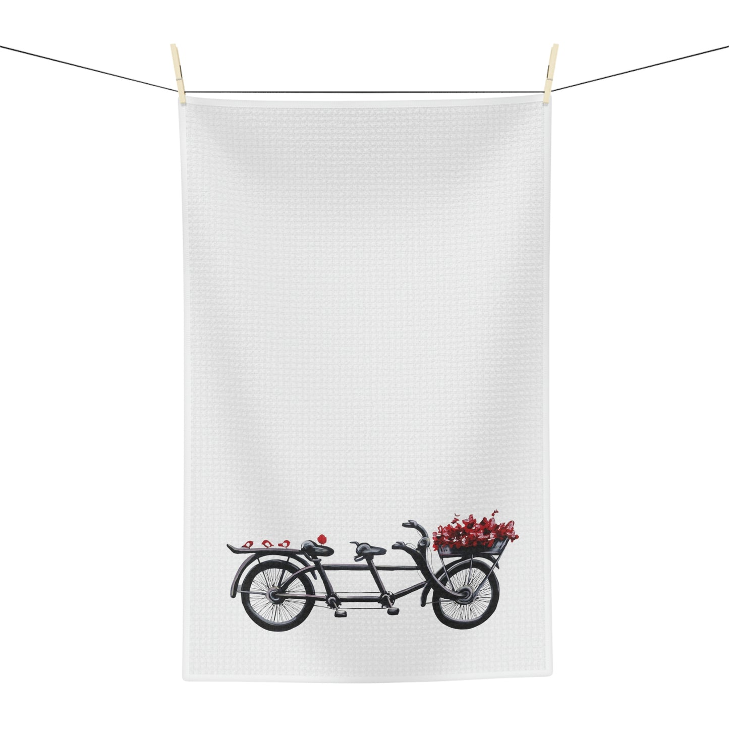 Soft Tea Towel - Tandem Bicycle Candice Griffy Original