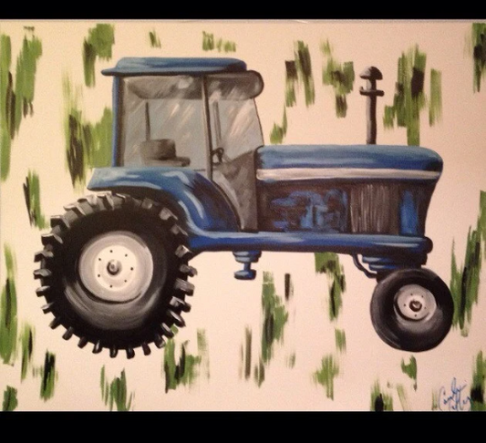 Made to order large tractor painting 24x30
